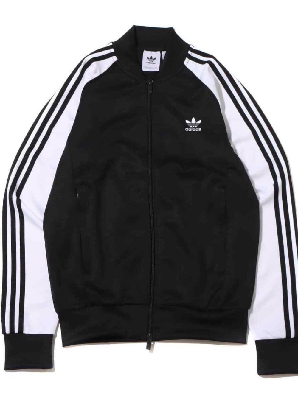 Men’s adidas Originals Adicolor SST Classic Track Jacket Black White Medium zip